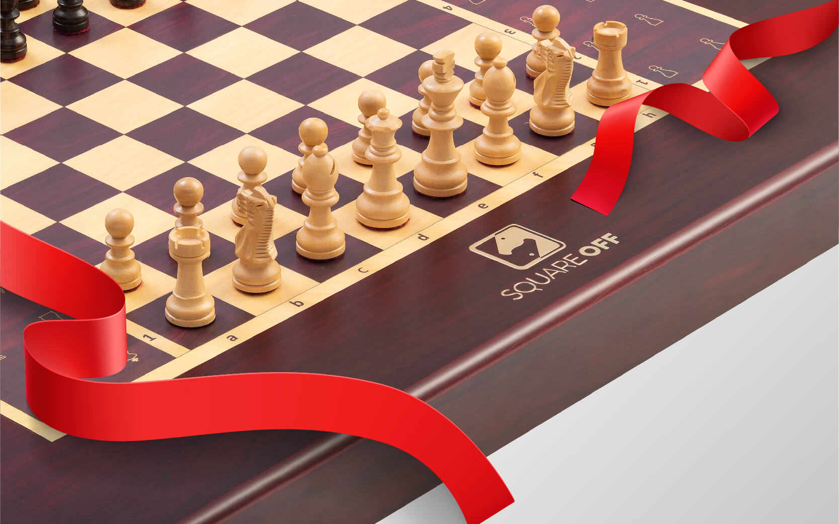 Square Off, the world's first robotic chessboard, built and sold by the Horizon founders